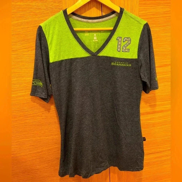 Nike Tops - Nike | NFL | Seahawks | Women’s | V-neck tee | Size Large